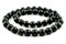 The Bead Chest Round Deep Green Nephrite Jade Beads 10mm Gemstone 16 Inch Strand